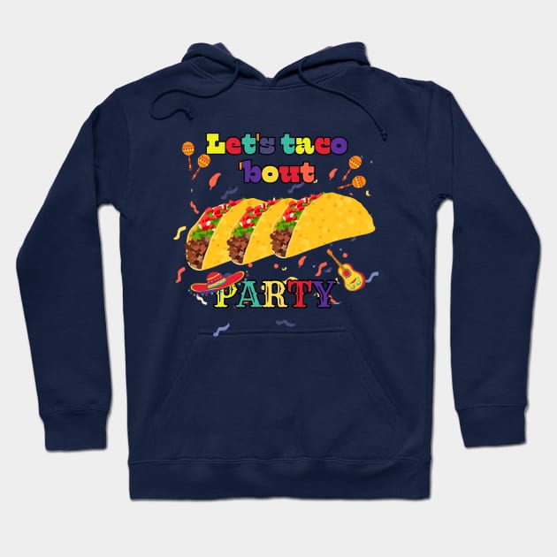 Taco Party Hoodie by Toonstruction